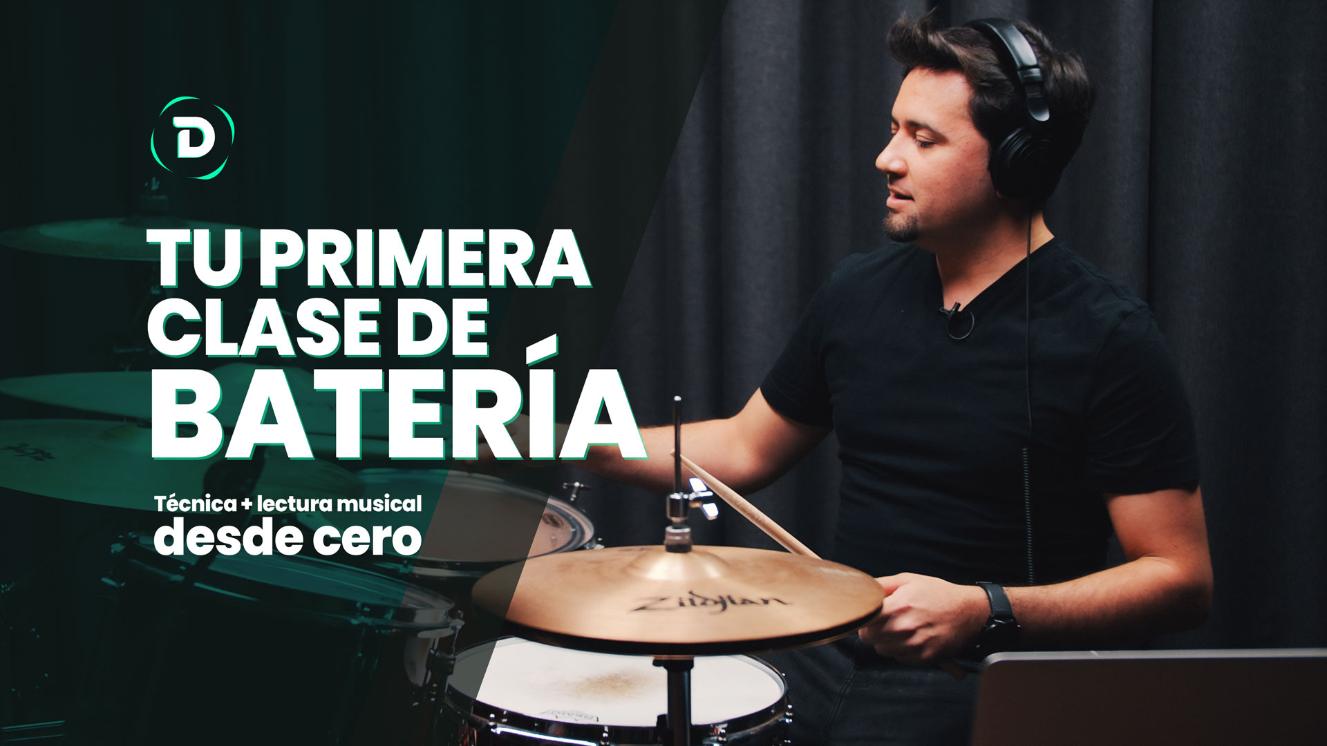 Toma tu primera clase de batería